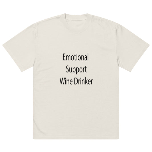 Emotional Support Wine Drinker